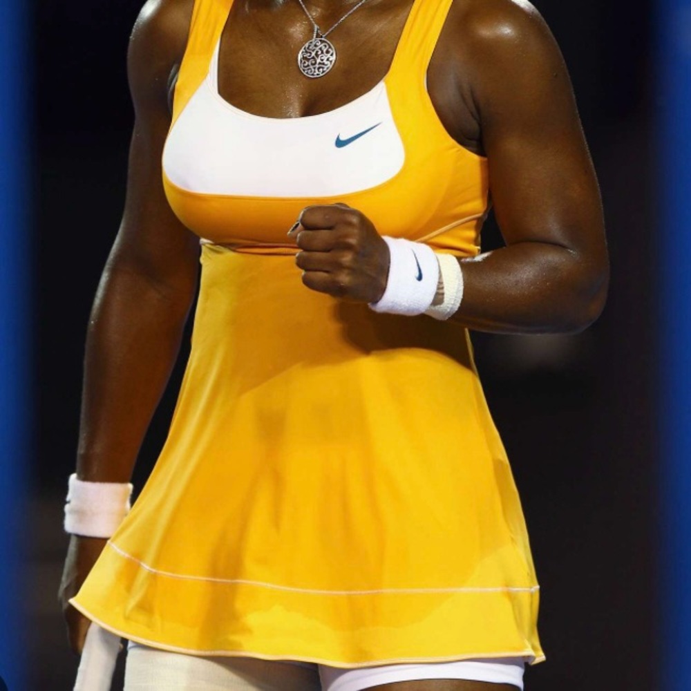 Nike Women's Vibrant Yellow Mini Dress